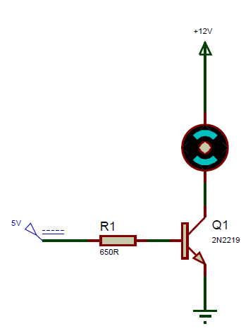 2N2219 Transistor Switch Circuit