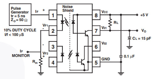 HCPL4503 Circuit Diagram