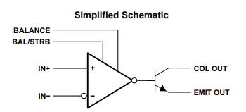 LM311 IC Schematic