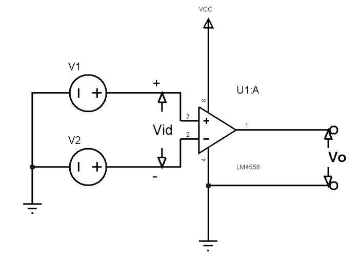 LM4558 Op amp Circuit