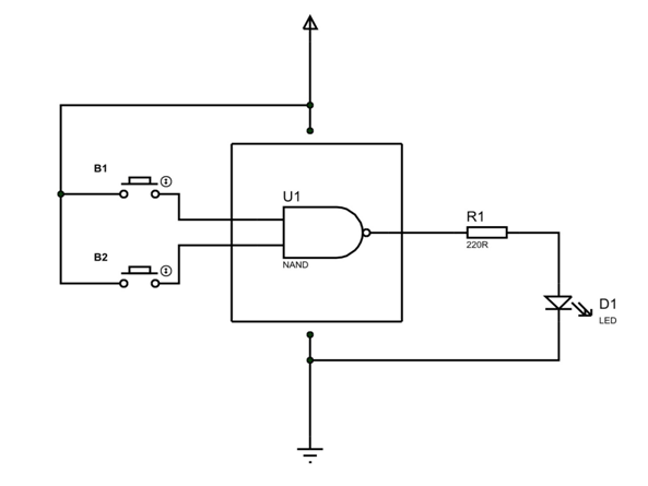 Simple LS7400 Application Circuit