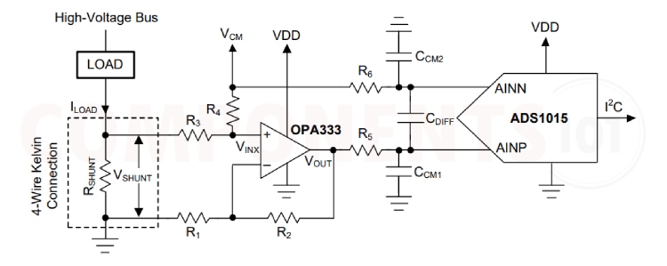 ADS1015 Circuit Diagram