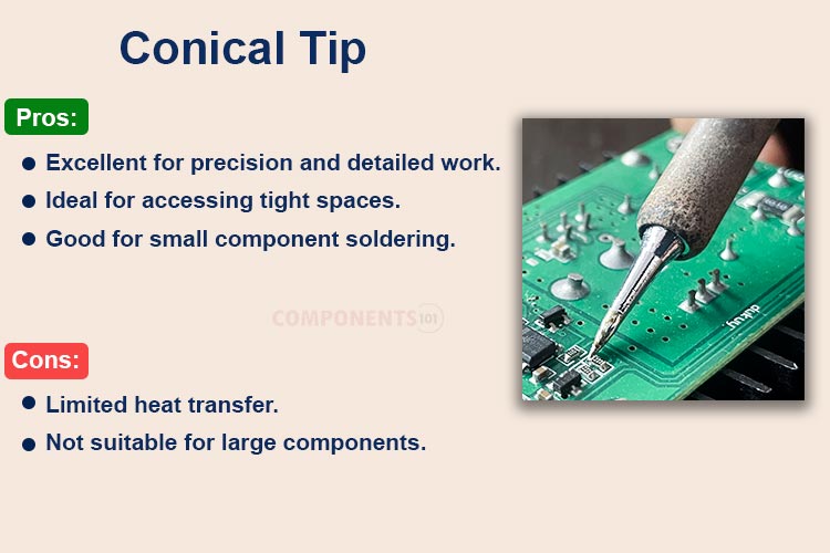 Conical Soldering Tip
